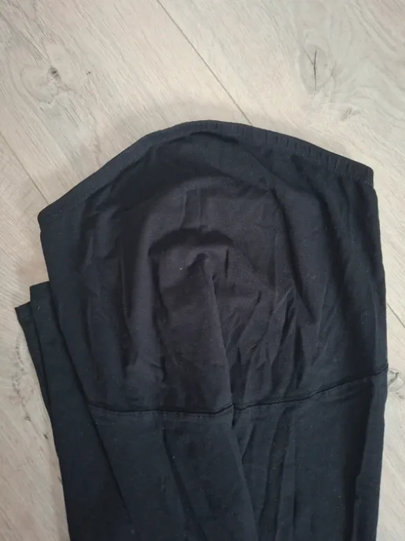 Czarne legginsy ciążowe H&M
