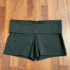 Czarne szorty krótkie spodenki z wywijanym pasem Victoria’s secret angel vintage foldover L/XL