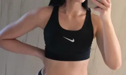 Czarny sportowy stanik Nike r.S