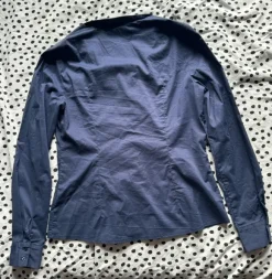 Dark blue button up