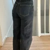 Dark denim jeans