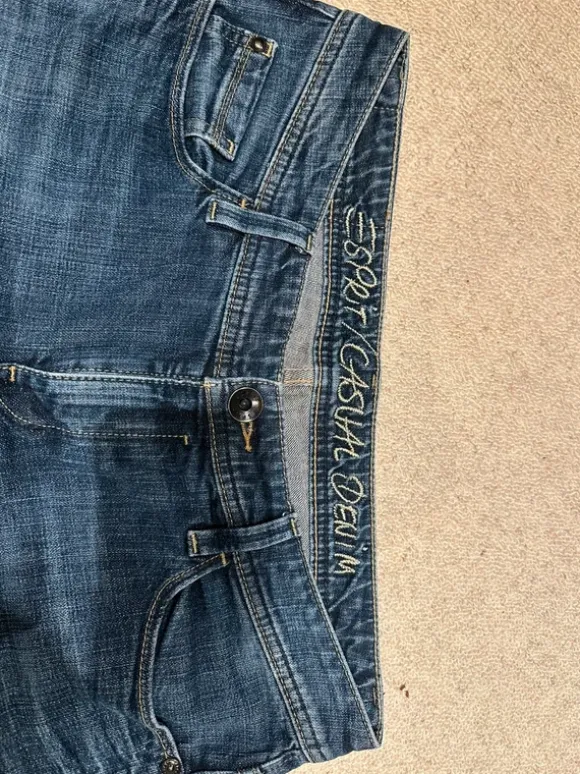 Denim capribukser