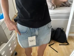 Denim nederdel