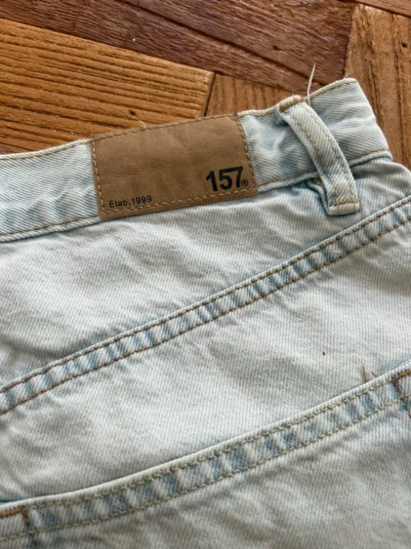 Denim shorts