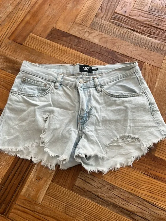 Denim shorts