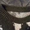 Distressed Black Emo/Metal Sweater
