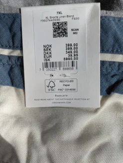 Dressmann Lin Blend Chinosshorts Shorts /Spodenki z domieszką Lnu Storlek 7XL