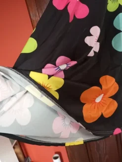 Efektowną spódnica maxi w kwiaty
