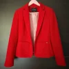 Elegancka czerwona marynarka 34 top secret