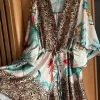 Elegancki kombinezon L-xxl wzór Roberto cavalli