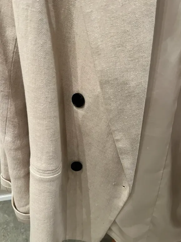 Flot blazer i lys hør
