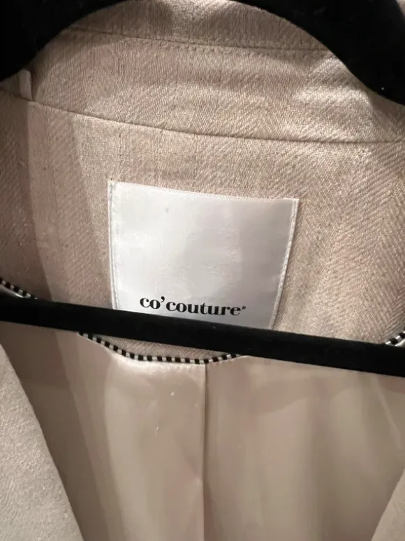 Flot blazer i lys hør