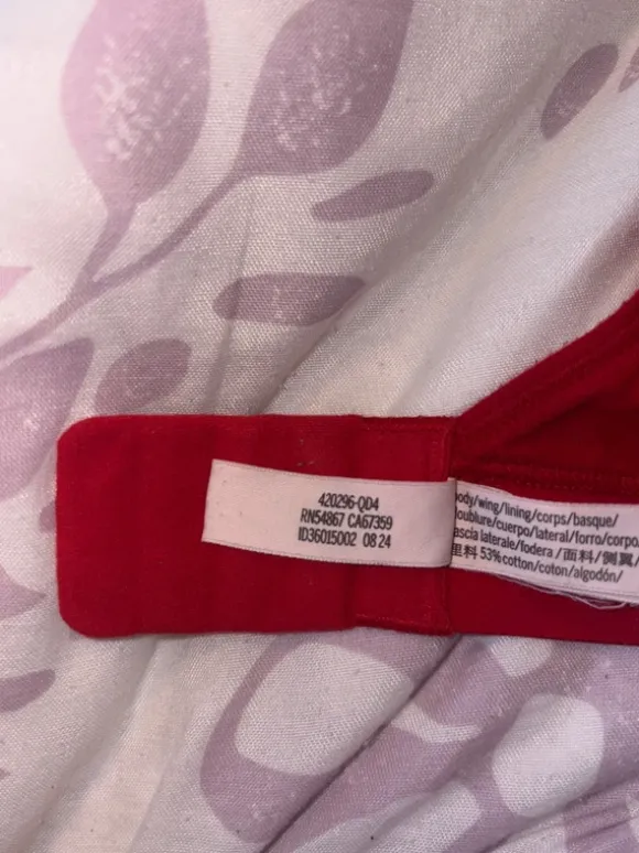 Flot Victoria’s Secret rød push up BH