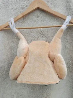 Funny fried chicken plush hat