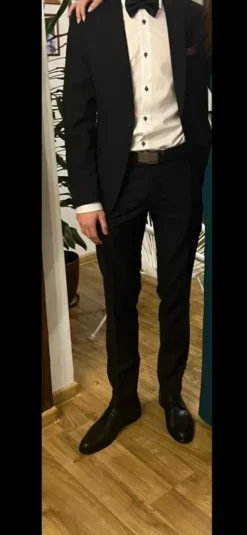 Garnitur czarny męski