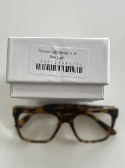 Glas Læsebriller Therese Light Brown styrke + 1,5