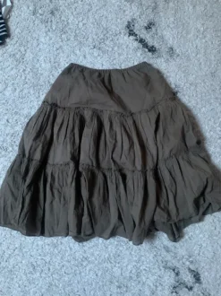 Grå / Brun Volang Kjol från Redoute