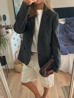 Grå blazer