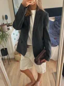 Grå blazer