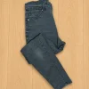 Grafitowe jeansy slim fit Shein S (196)