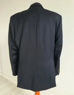 Granatowa marynarka 100% wełna, woolmark unisex oldmoney