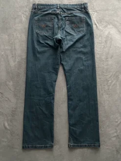 Granatowe jeansy y2k vintage