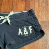 Granatowe szorty krótkie spodenki z niskim stanem vintage abercrombie & Fitch y2k M/L