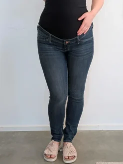 Gravidjeans blå stl 40