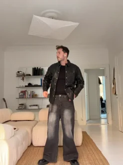 Han Kjøbenhavn Woven Leather Jacket – Rare Piece