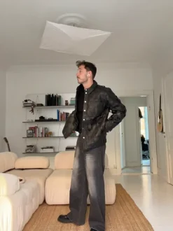 Han Kjøbenhavn Woven Leather Jacket – Rare Piece