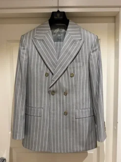 Harrison’s 1863 Wool linen suit mid grey