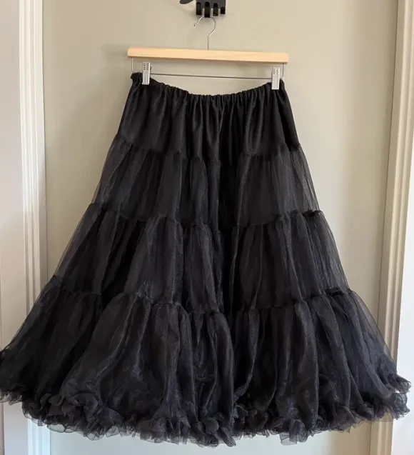 Hell Bunny Black Petticoat