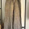 Højtaljede jeans med bindebånd