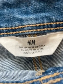 HM denim nederdel