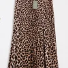 H&M leopard skirt str. L