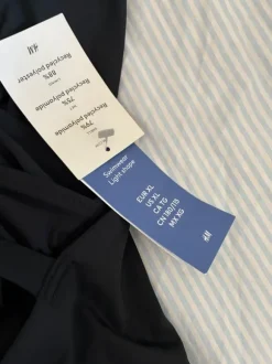 H&M sort light shape badedragt XL