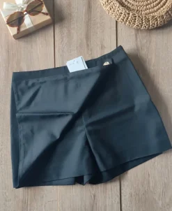 H&M spódnico-szorty czarne M 38