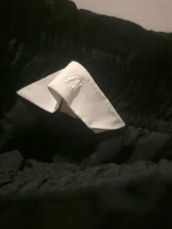 H&M svart lång kjol M/L