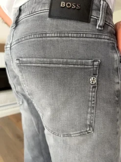 Hugo Boss Delaware jeansy slim fit szare W33 L32 denim BOSS oryginał