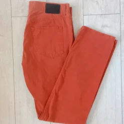 Hugo Boss Orange Jeansy Chino W36 Pomarańczowe Premium Casual Straight Fit