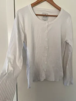 Hvid cardigan