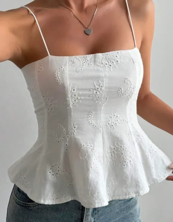 Hvid top