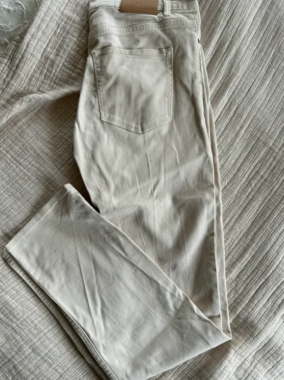 Jeans/byxa twill beige, creme, size 32x34 - Dobber