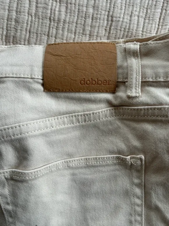 Jeans/byxa twill beige, creme, size 32x34 - Dobber