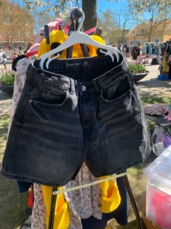 Jeansshort svarta