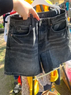 Jeansshort svarta