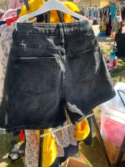 Jeansshort svarta