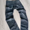 Jeansy Kon & Mon Y2K Cyber Grunge Unikatowy Pas Bootcut Vintage