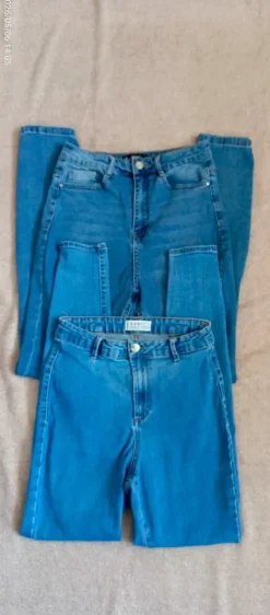 Jeansy z wysokim stanem, rozmiar 38 Primark, Sinner