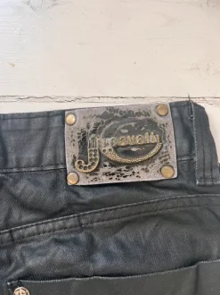 Just Cavalli waxed denim